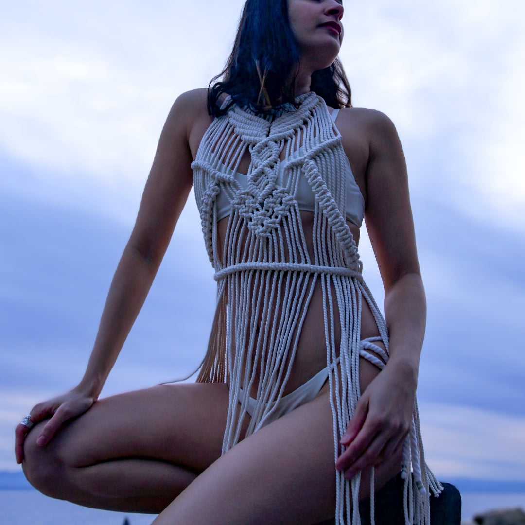 Macrame Beachwear Cover-Up