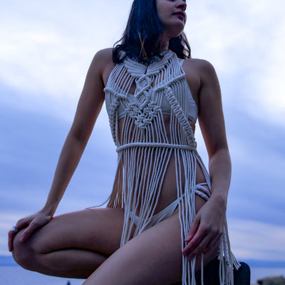 Macrame Beachwear Cover-Up