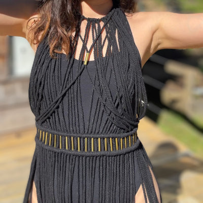 Black Coachella Festival Dress