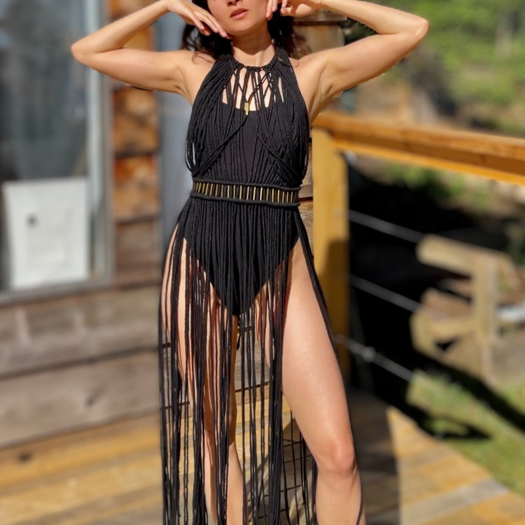 Black Coachella Festival Dress