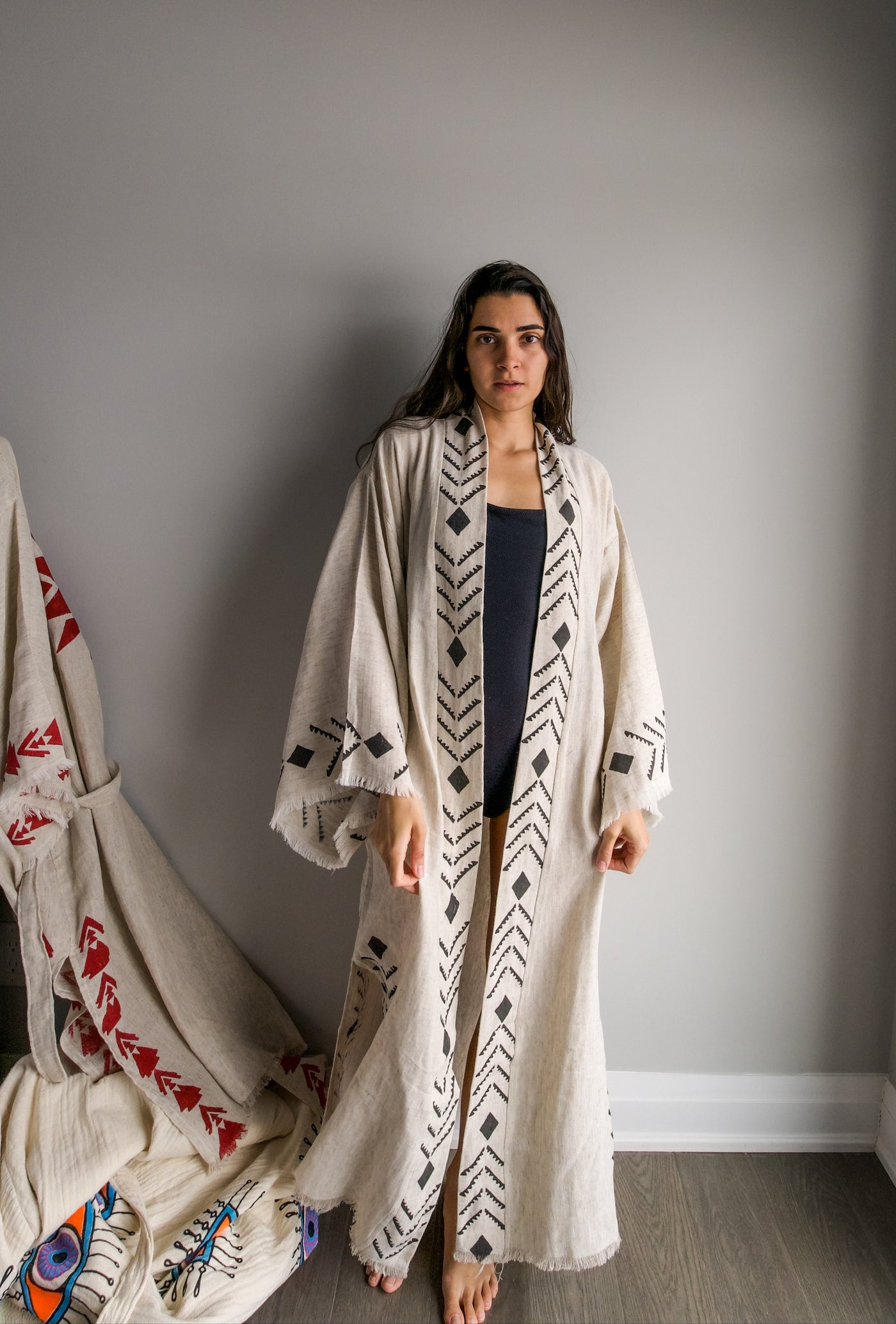 Luxury Handmade Organic Hemp Kimono