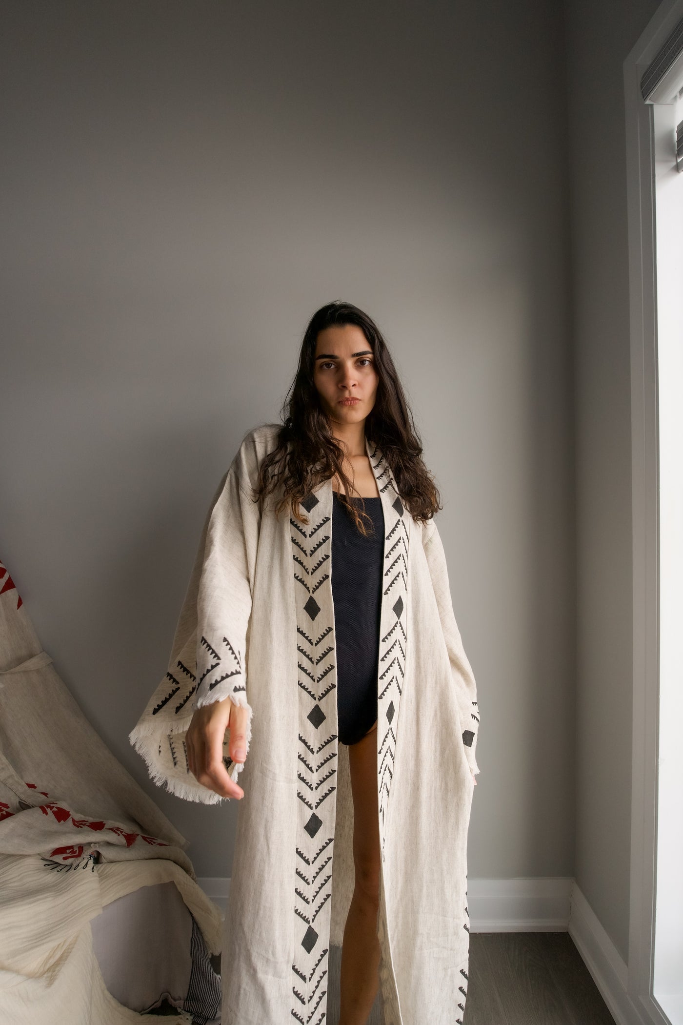 Luxury Handmade Organic Hemp Kimono