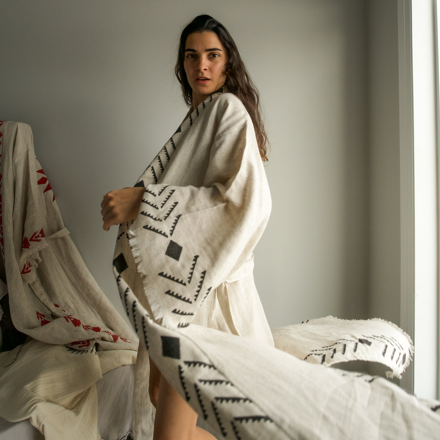 Luxury Handmade Organic Hemp Kimono