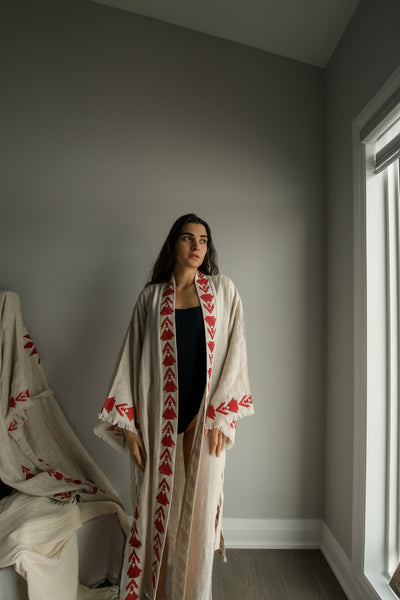 Luxury Handmade Organic Hemp Kimono