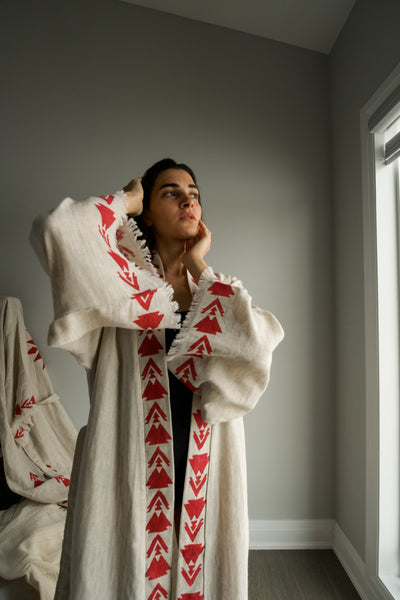 Luxury Handmade Organic Hemp Kimono