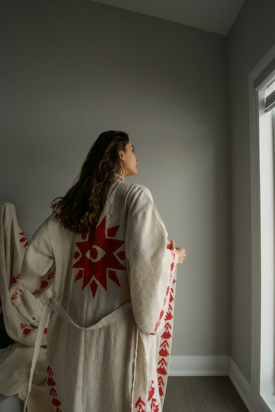 Luxury Handmade Organic Hemp Kimono