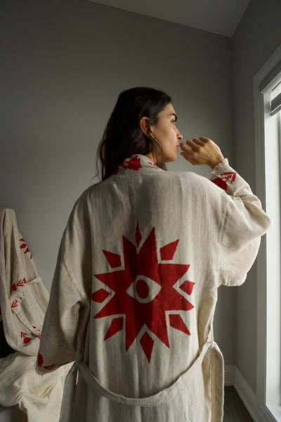 Luxury Handmade Organic Hemp Kimono