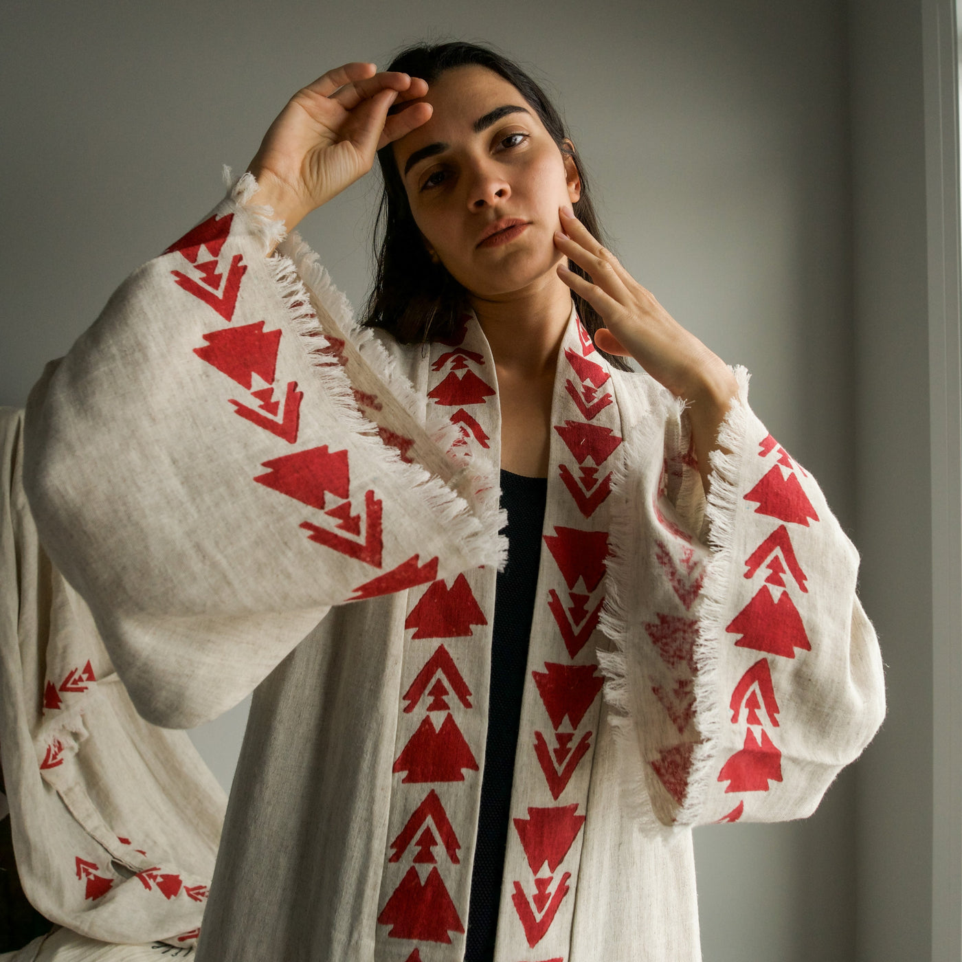 Luxury Handmade Organic Hemp Kimono