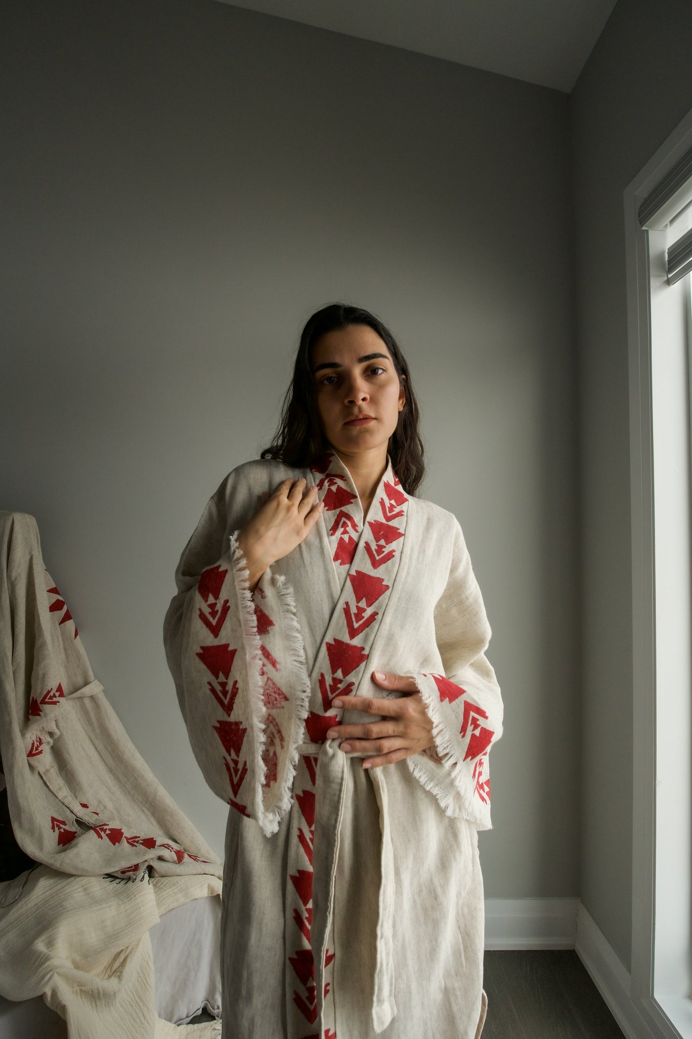 Luxury Handmade Organic Hemp Kimono