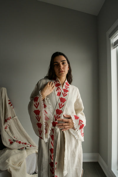 Luxury Handmade Organic Hemp Kimono