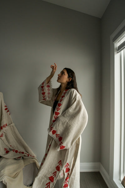 Luxury Handmade Organic Hemp Kimono