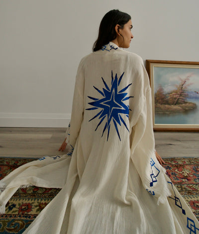 Luxury Handmade Organic Cotton Kimono