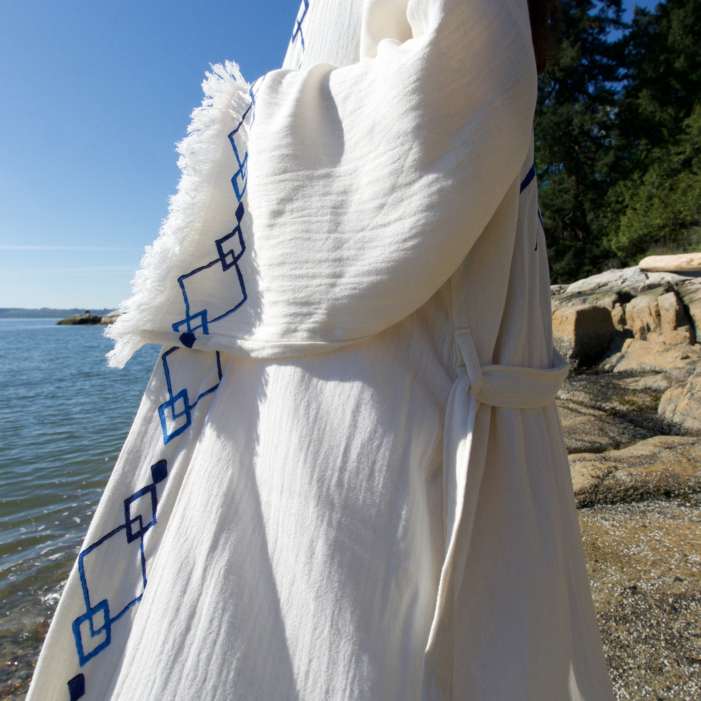 Luxury Handmade Organic Cotton Kimono