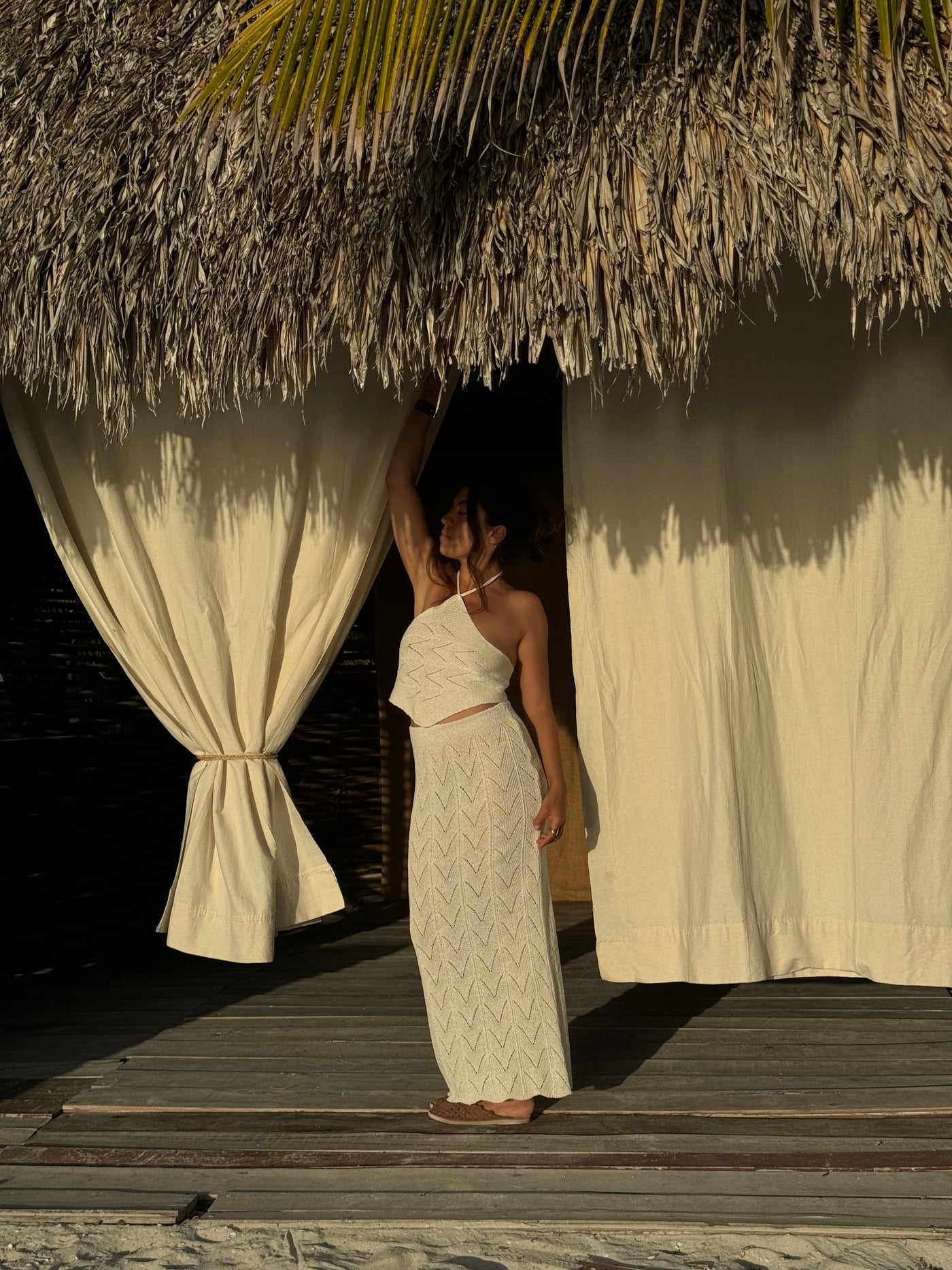 Women's Hollow Out Swimsuit Cover-Up Set