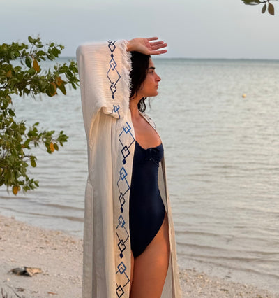 Luxury Handmade Organic Cotton Kimono