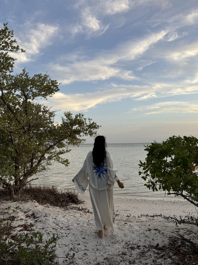 Luxury Handmade Organic Cotton Kimono