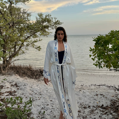 Luxury Handmade Organic Cotton Kimono