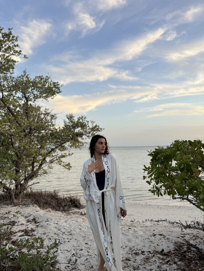Luxury Handmade Organic Cotton Kimono