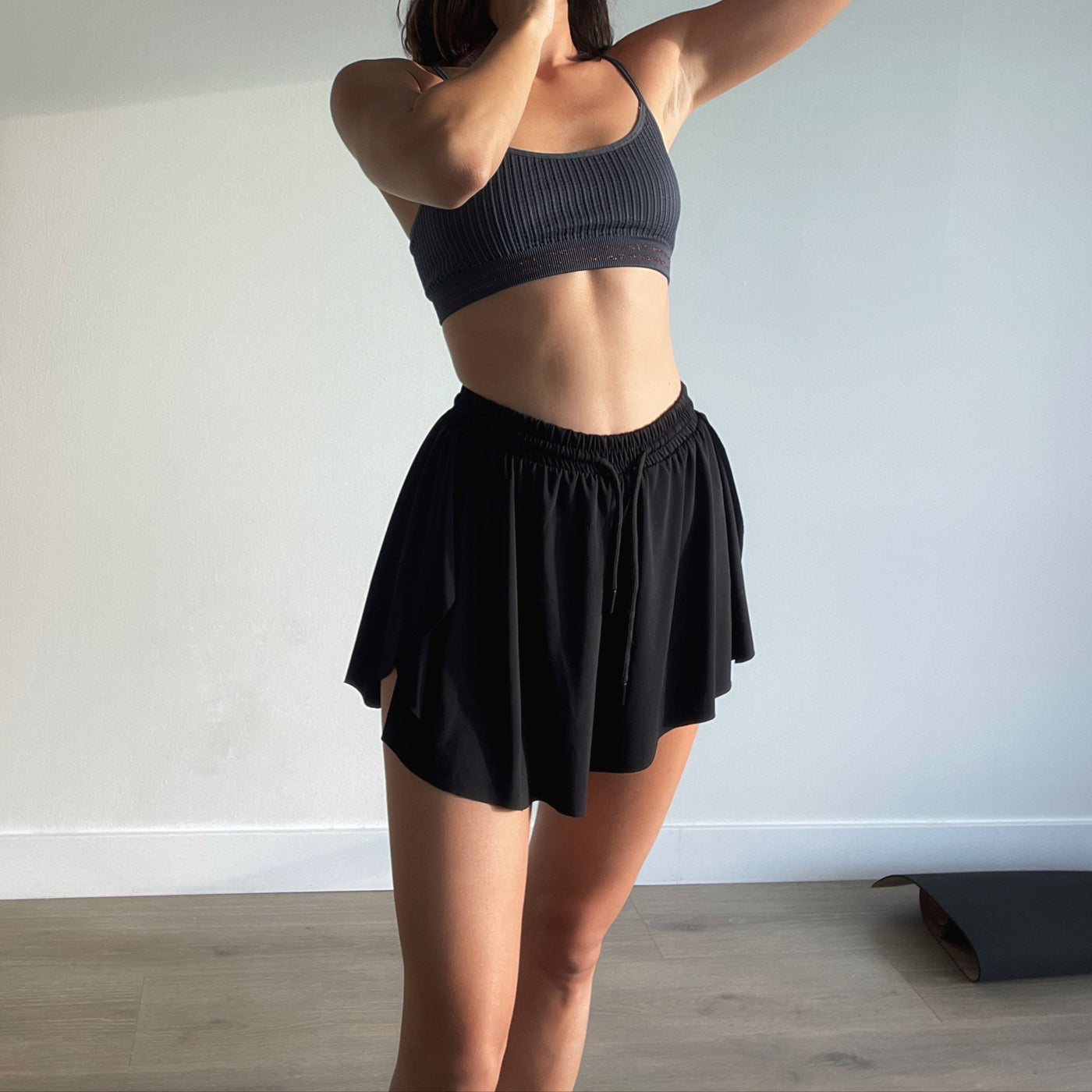 High Waisted Comfy Yoga shorts - Double Layer