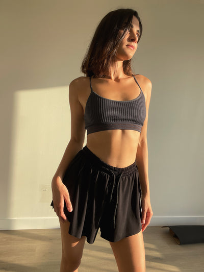 High Waisted Comfy Yoga shorts - Double Layer