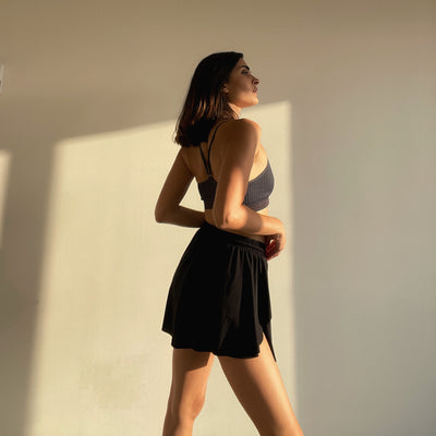 High Waisted Comfy Yoga shorts - Double Layer